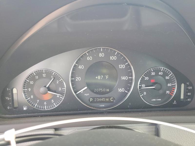 2007 Mercedes-benz Clk-klasse VIN WDBTK56G17F216244 COPART salvage auction — FRONT END, Hi - Certificate Of Salvage, sold $200 on 2026-07-20 (photo 9)