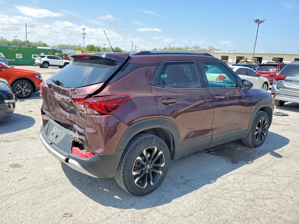 2022 Chevrolet Trailblazer VIN KL79MRSL2NB017804 COPART salvage auction — REAR END, In - Cert Of Title-Salvage Title, sold $3,450 on 2026-07-24 (photo 3)
