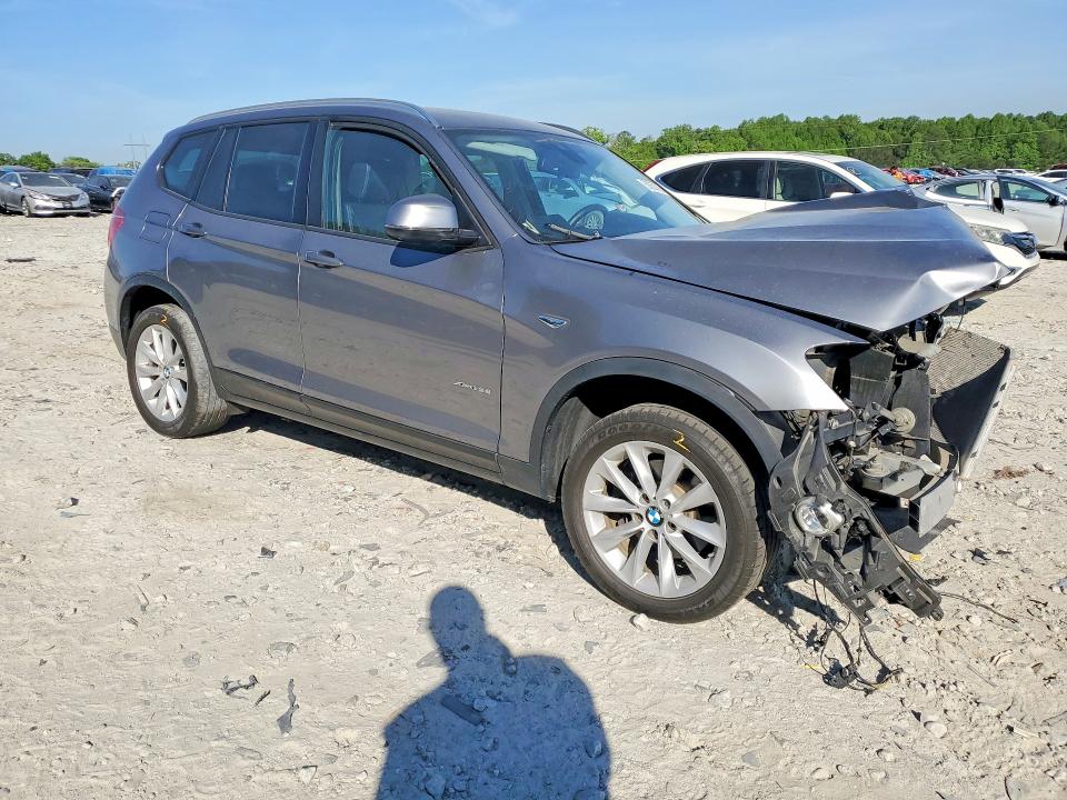 2017 BMW X3 VIN 5UXWX9C37H0T20488 COPART salvage auction — FRONT END, Ga - Cert Of Title-Salvage, sold $925 on 2026-07-29 (photo 4)