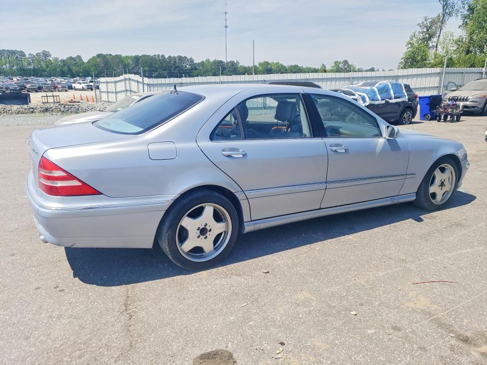 2001 Mercedes-benz S class VIN WDBNG73J51A202955 COPART salvage auction — FRONT END, NJ - DEALER ONLY CLEAN TITLE, sold $325 on 2026-07-21 (photo 3)