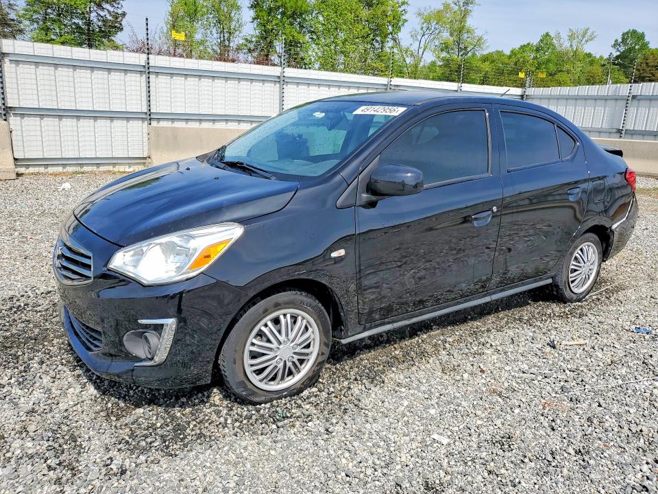 2019 Mitsubishi Mirage VIN ML32F3FJ9KHF11306 COPART salvage auction — REAR END, Sc - Cert Of Title-Salvage, sold $1,700 on 2026-07-20 (photo 1)