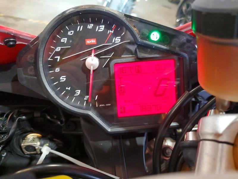 2013 Aprilia Rsv VIN ZD4RKU021DS000047 COPART salvage auction — MINOR DENT/SCRATCHES, Fl -, sold $1,550 on 2026-07-29 (photo 7)