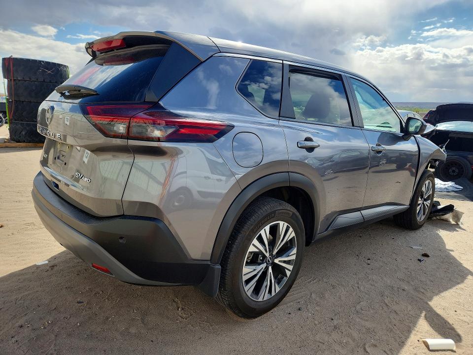 2023 Nissan Rogue VIN JN8BT3BB4PW352350 COPART salvage auction — FRONT END, Nm - Cert Of Title-Salvage, sold $4,600 on 2026-07-16 (photo 3)