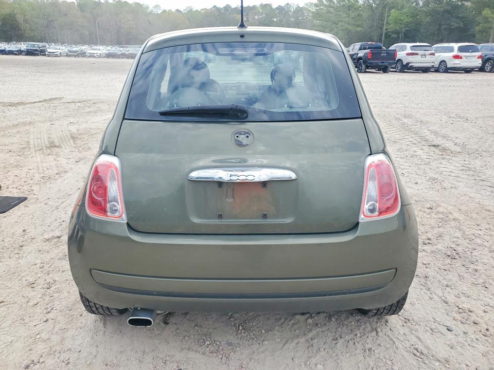 2012 Fiat 500 VIN 3C3CFFAR7CT366626 COPART salvage auction — FRONT END, Nc - Salvage Certificate Of Title, sold $650 on 2026-07-31 (photo 6)