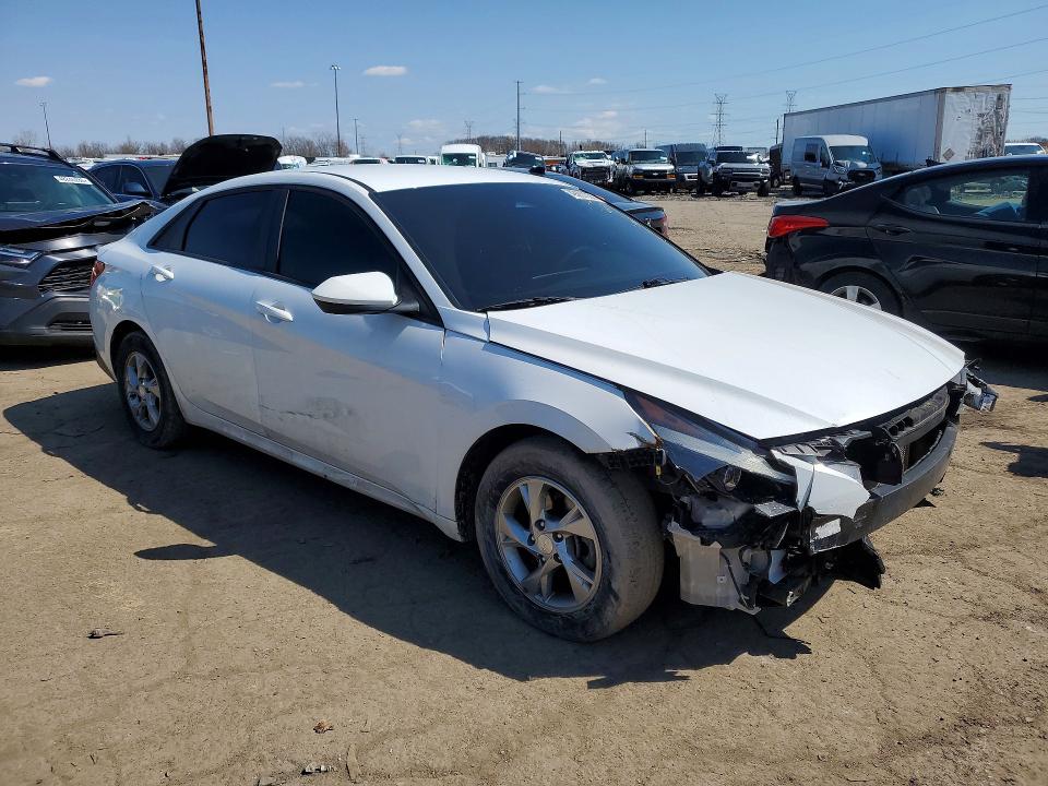 2021 Hyundai VIN 5NPLL4AG4MH047273 COPART salvage auction — FRONT END, Oh - Cert Of Title-Salvage, sold $325 on 2026-07-28 (photo 4)