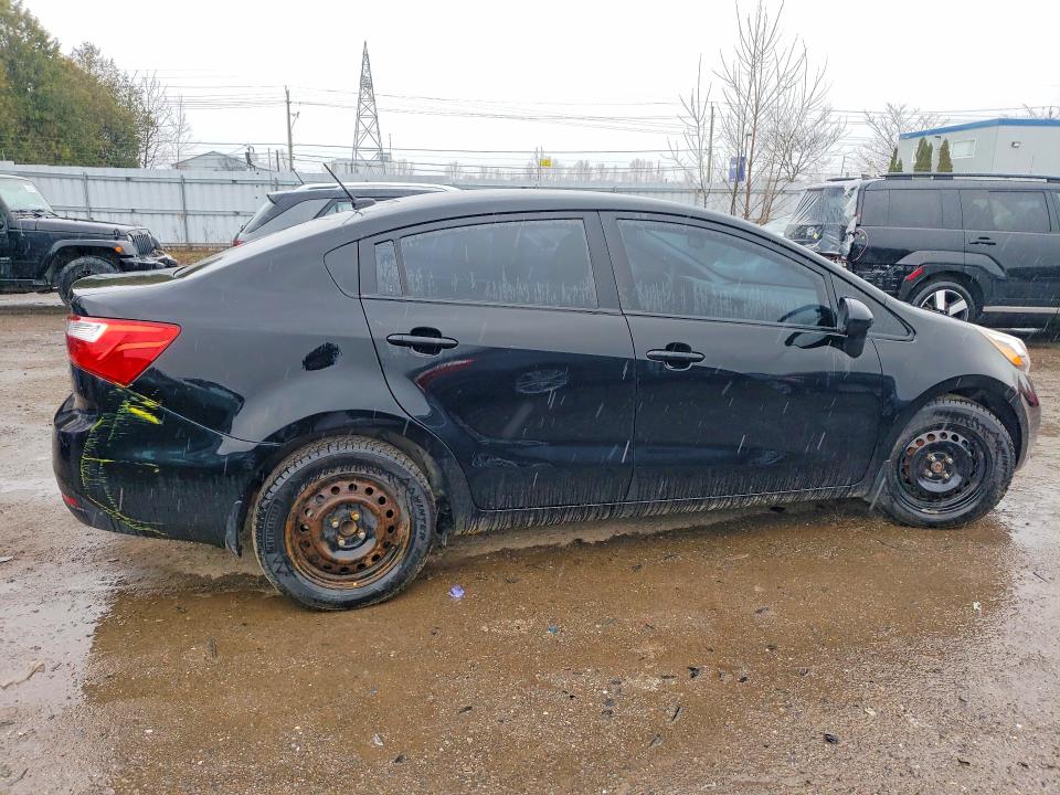 2013 Kia Rio VIN KNADM4A36D6248310 COPART salvage auction — FRONT END, Salvage Title, sold $150 on 2026-07-23 (photo 3)
