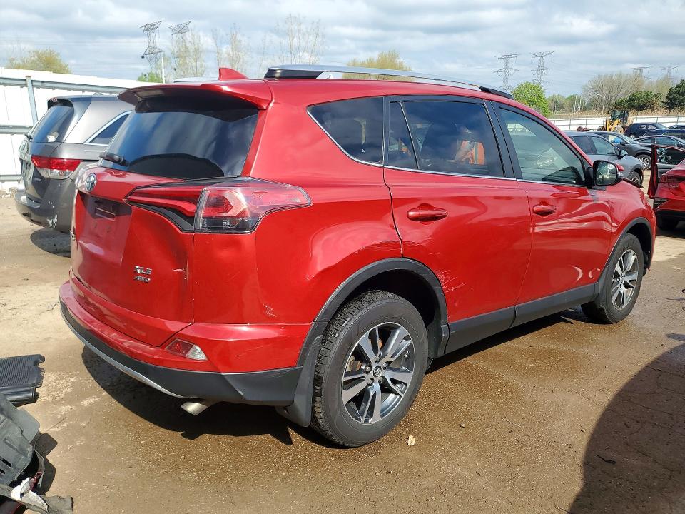 2017 Toyota Rav 4 VIN JTMRFREV6HJ121099 COPART salvage auction — FRONT END, Il - Salvage Certificate, sold $4,700 on 2026-07-21 (photo 3)