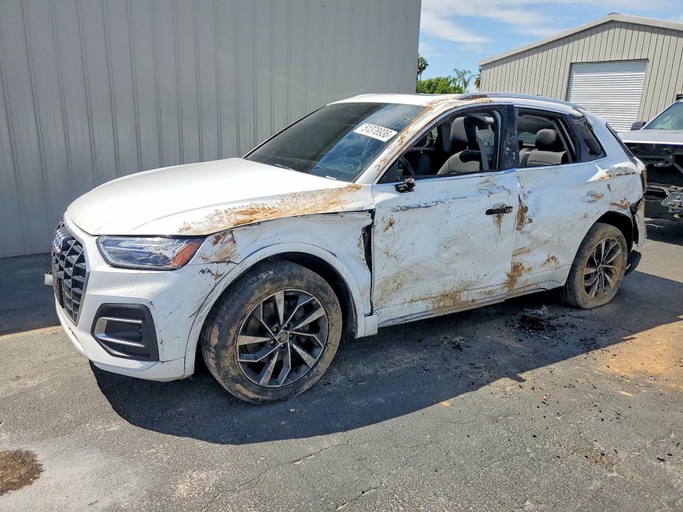 2021 Audi Q5 VIN WA1BAAFY2M2104356 COPART salvage auction — VANDALISM, CA - SALVAGE CERTIFICATE, sold $3,050 on 2026-07-13 (photo 1)