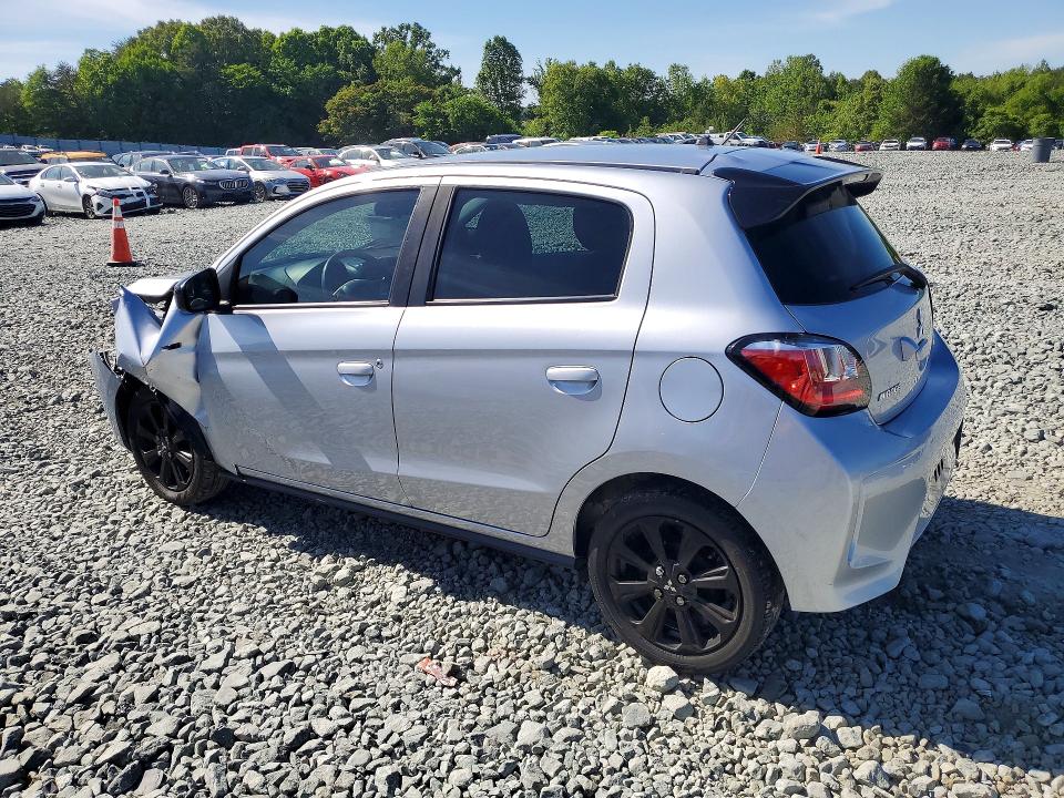 2022 Mitsubishi Mirage VIN ML32AWHJ4NH000889 COPART salvage auction — FRONT END, NC - SALVAGE CERTIFICATE OF TITLE, sold $2,000 on 2026-07-29 (photo 2)