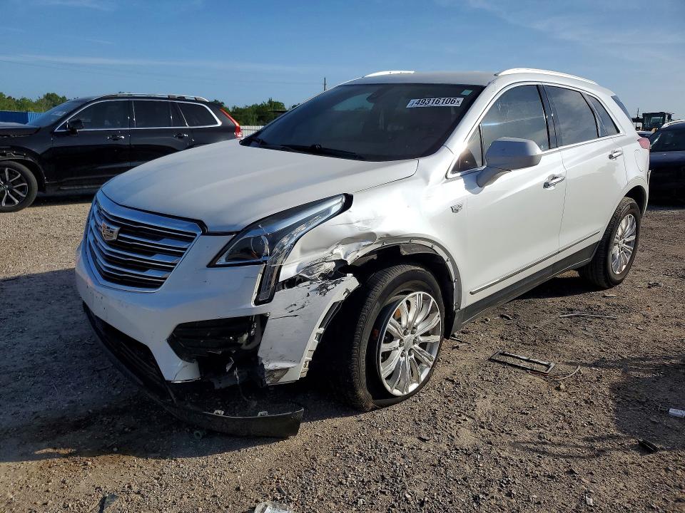 2018 Cadillac Xt5 VIN 1GYKNARS5JZ242276 COPART salvage auction — FRONT END, Tx - Salvage Vehicle Title, sold $100 on 2026-07-02 (photo 1)