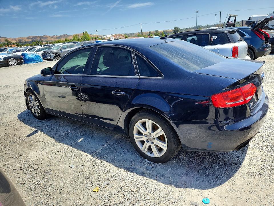 2011 Audi A4 VIN WAUAFAFL7BN031744 COPART salvage auction — FRONT END, Ca - Dis/Dlr/Exp Only Clean Title, sold $275 on 2026-07-09 (photo 2)