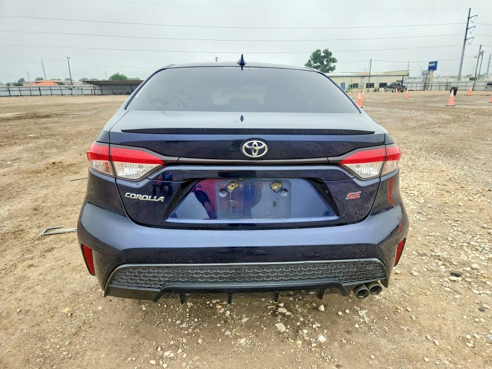 2020 Toyota Corolla VIN JTDS4RCE0LJ009742 COPART salvage auction — FRONT END, Tx - Salvage Vehicle Title, sold $2,800 on 2026-07-08 (photo 6)