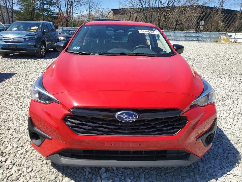 2024 Subaru Impreza VIN JF1GUABC8R8259999 COPART salvage auction — SIDE, Ma - Cert Of Title-Salvage, sold $4,250 on 2026-07-22 (photo 5)