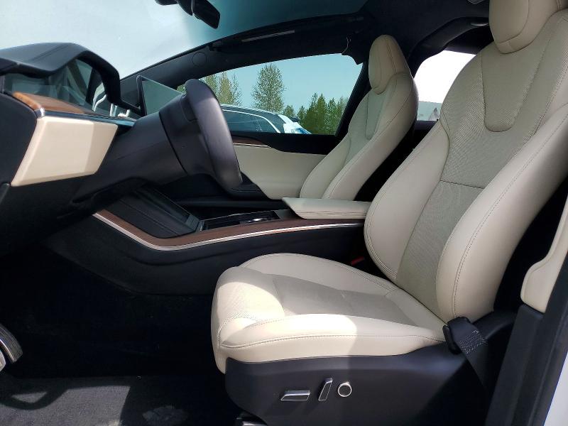 2023 Tesla Model x VIN 7SAXCBE51PF403490 COPART salvage auction — SIDE, Salvage Title, sold $15,300 on 2026-07-27 (photo 7)