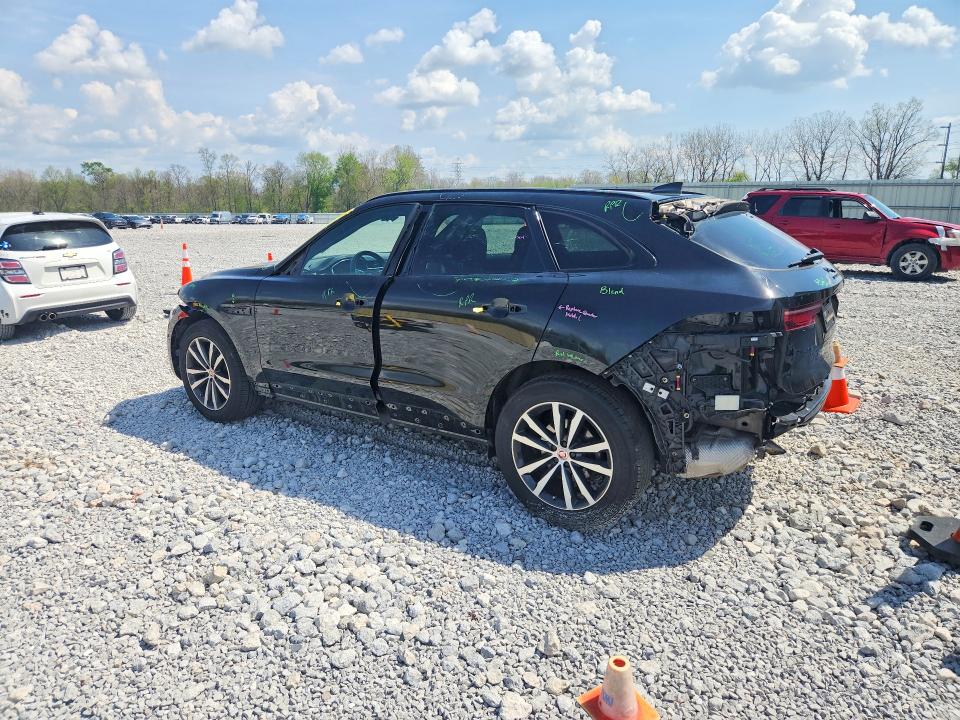 2021 Jaguar F-pace VIN SADCJ2EX5MA666240 COPART salvage auction — HAIL, Oh - Cert Of Title-Salvage, sold $8,200 on 2026-07-10 (photo 2)