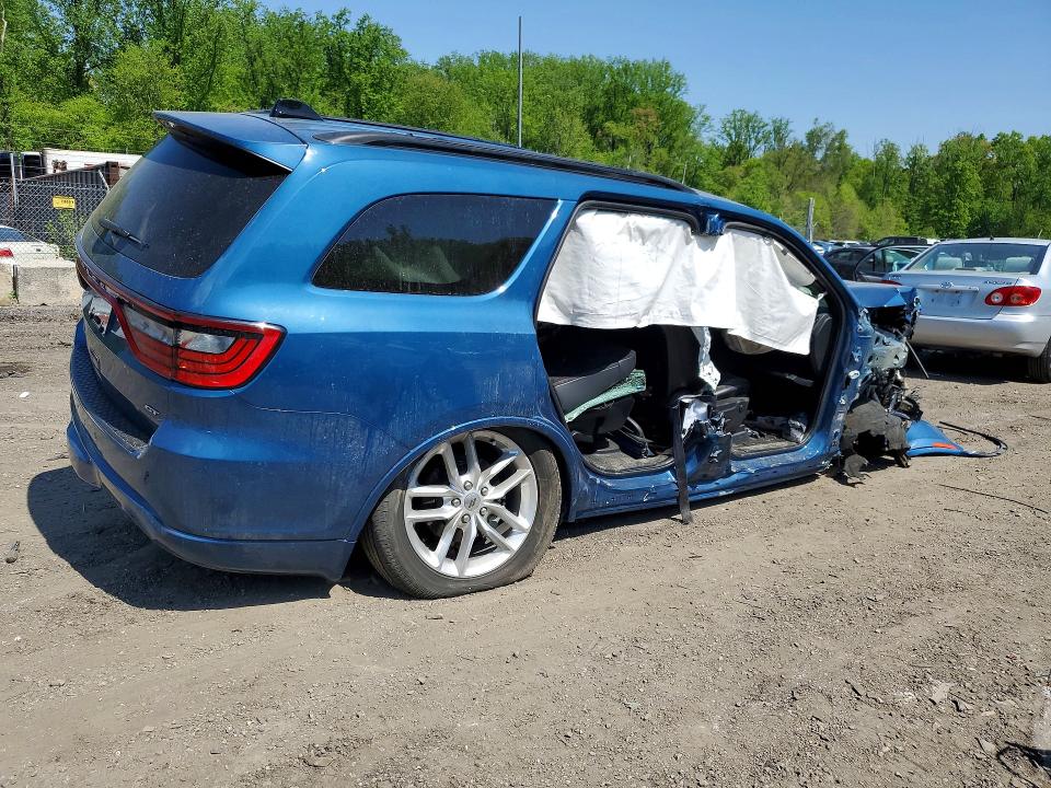2024 Dodge Durango VIN 1C4RDJDG0RC119199 COPART salvage auction — FRONT END, Md - Cert Of Salvage > 75% Damage, sold $625 on 2026-07-23 (photo 3)