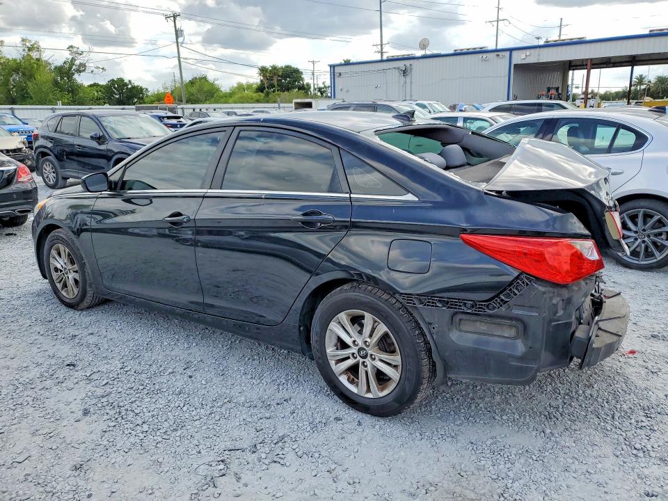 2013 Hyundai Sonata VIN 5NPEB4ACXDH666663 COPART salvage auction — REAR END, FL, sold $725 on 2026-07-31 (photo 2)