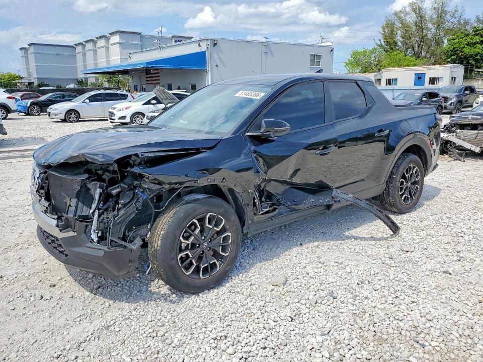 2024 Hyundai Santa cruz VIN 5NTJB4DE8RH120092 COPART salvage auction — FRONT END, Fl - Certificate Of Destruction, sold $5,800 on 2026-07-07 (photo 1)