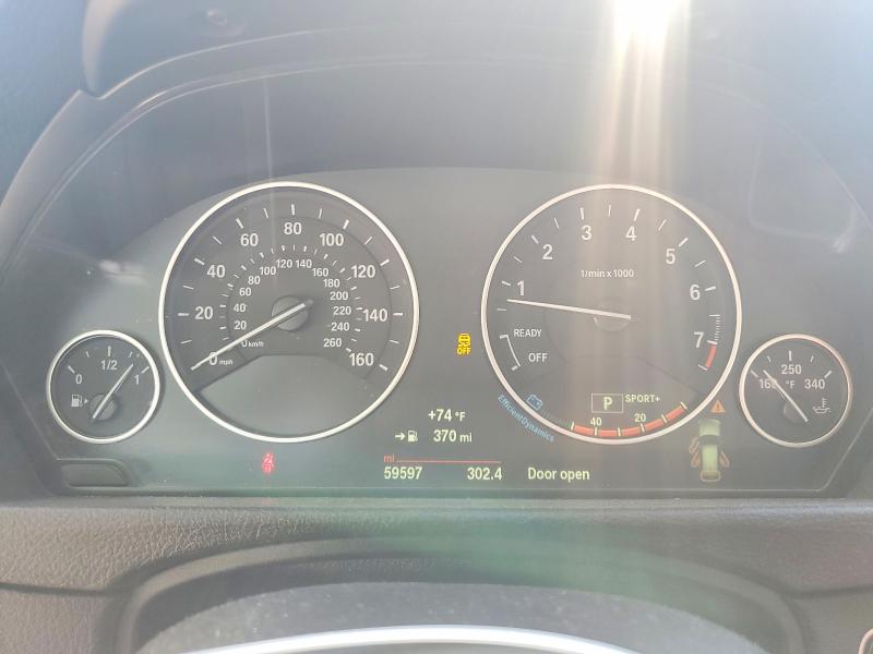 2015 BMW 3er VIN WBA3G7C55FK297589 COPART salvage auction — REAR END, Nc - Salvage Certificate Of Title, sold $6,000 on 2026-07-06 (photo 9)