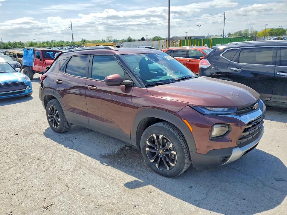 2022 Chevrolet Trailblazer VIN KL79MRSL2NB017804 COPART salvage auction — REAR END, In - Cert Of Title-Salvage Title, sold $3,450 on 2026-07-24 (photo 4)