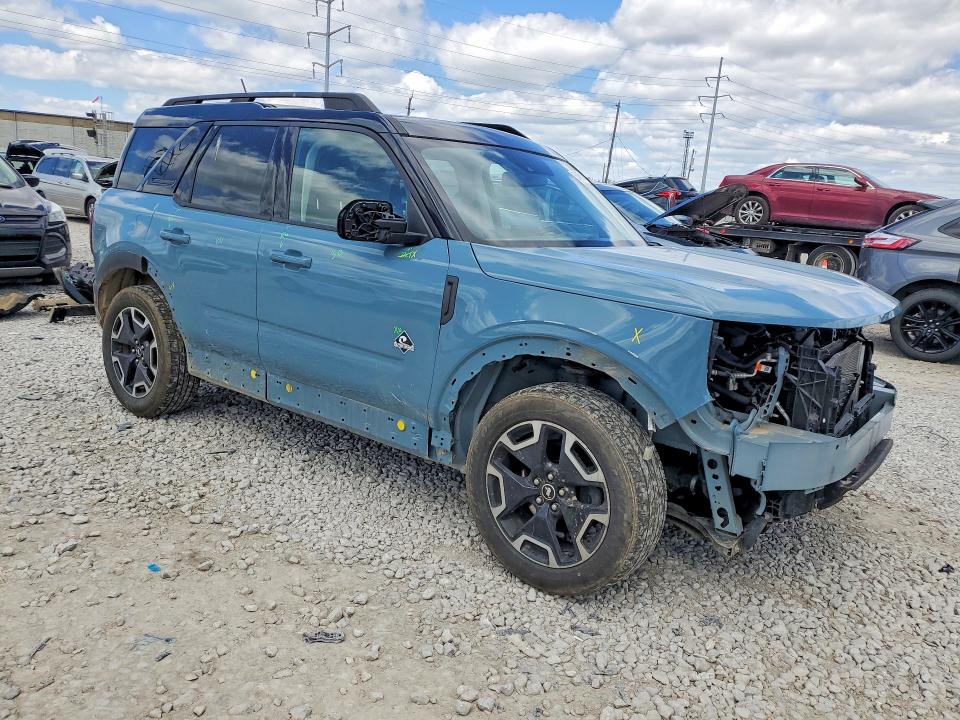 2021 Ford Bronco VIN 3FMCR9C6XMRA35489 COPART salvage auction — FRONT END, Oh - Cert Of Title-Salvage, sold $3,400 on 2026-07-02 (photo 4)