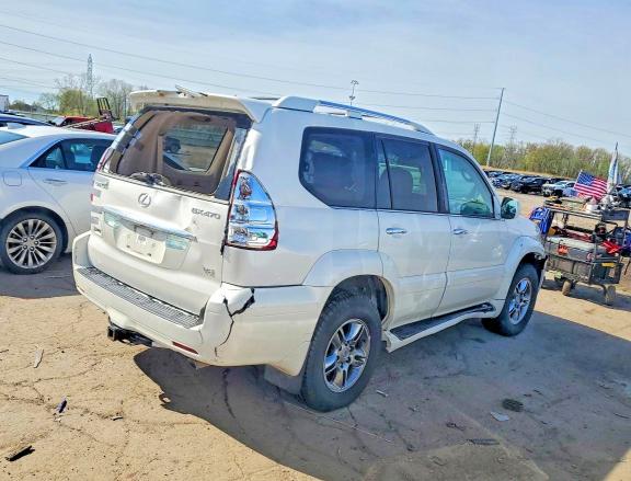 2008 Lexus Gx VIN JTJBT20X080167685 COPART salvage auction — REAR END, Nc - Salvage Certificate Of Title, sold $4,300 on 2026-07-10 (photo 3)
