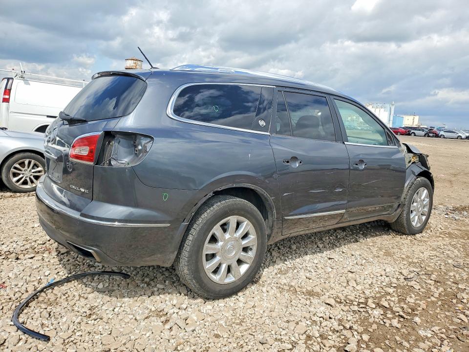 2014 Buick Enclave VIN 5GAKRBKD7EJ155612 COPART salvage auction — FRONT END, Il - Certificate Of Title, sold $425 on 2026-08-31 (photo 3)