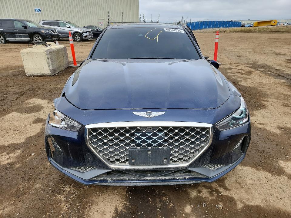 2021 Genesis G70 VIN KMTG54LE9MU073429 COPART salvage auction — FRONT END, Ab - Bos - Salvage, sold $3,450 on 2026-07-07 (photo 5)