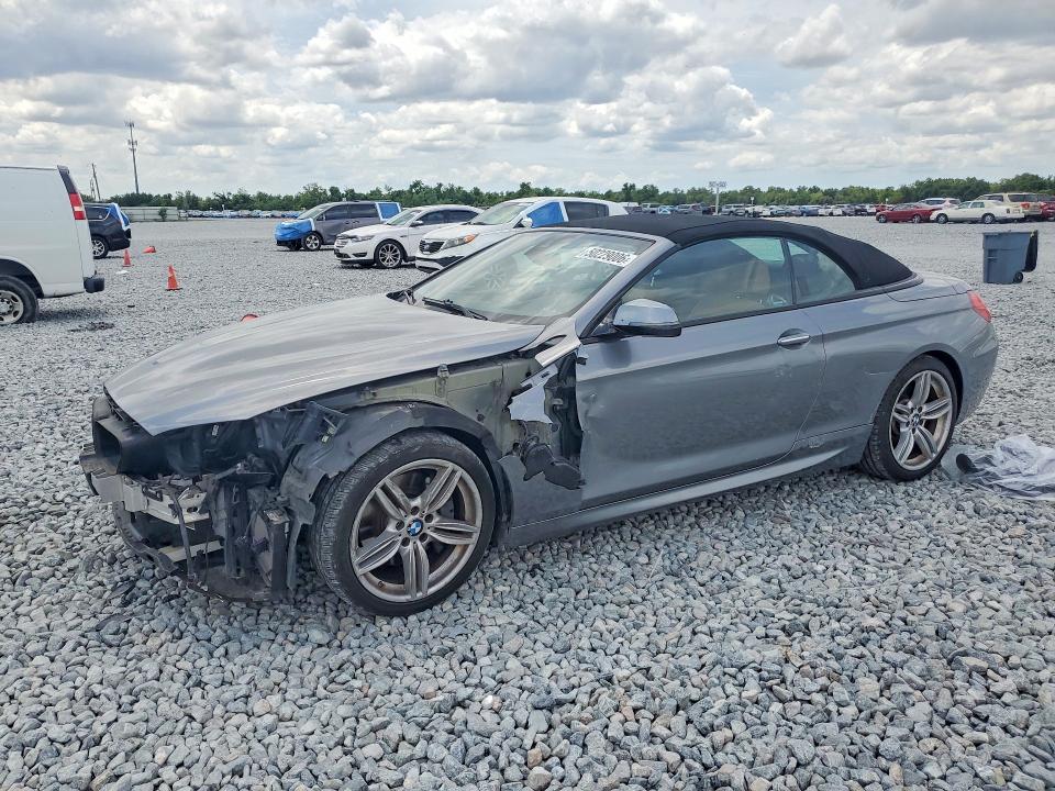 2018 BMW 6er VIN WBA6F7C53JG232249 COPART salvage auction — FRONT END, Salvage Title, sold $200 on 2026-07-21 (photo 1)