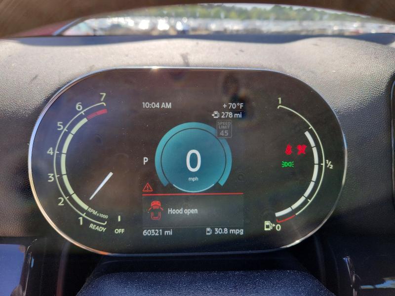 2022 Mini Cooper VIN WMZ43BR04N3N29822 COPART salvage auction — FRONT END, MD - CERT OF SALVAGE > 75% DAMAGE, sold $1,000 on 2026-07-21 (photo 9)