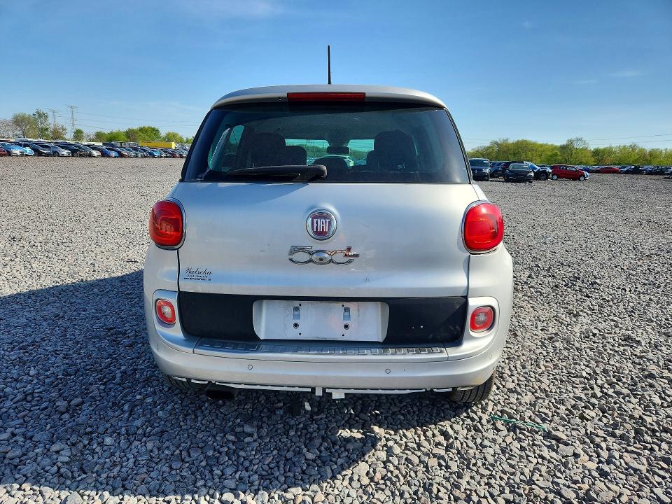 2014 Fiat 500 VIN ZFBCFABH0EZ027824 COPART salvage auction — REAR END, Il - Salvage Certificate, sold $375 on 2026-07-20 (photo 6)
