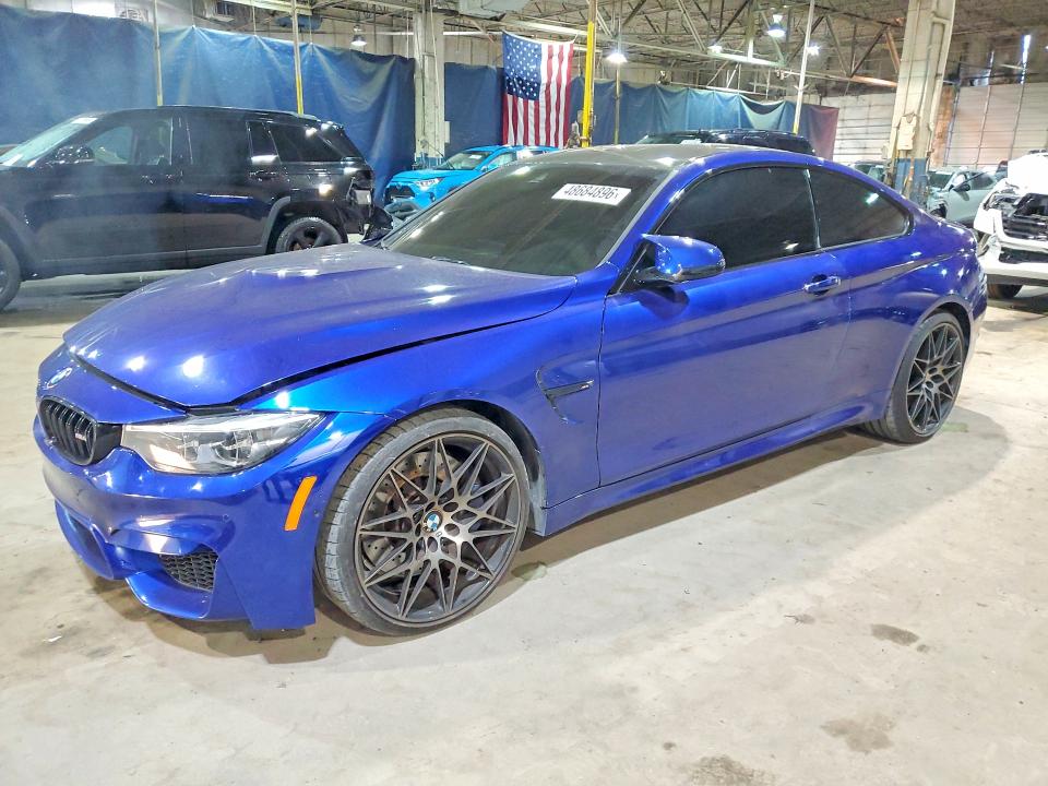 2020 BMW M4 VIN WBS4Y9C08LFH98786 COPART salvage auction — REAR END, Mi - Certificate Of Title, sold $39,250 on 2026-08-25 (photo 1)