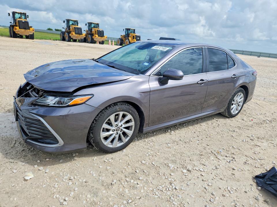 2021 Toyota Camry VIN 4T1C11AK1MU445860 COPART salvage auction — FRONT END, Tx - Salvage Vehicle Title, sold $7,600 on 2026-07-30 (photo 1)
