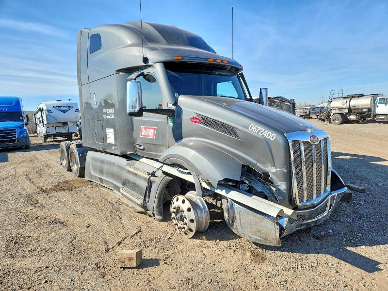 2024 Peterbilt 579 VIN 1XPBD49X5RD662620 COPART salvage auction — SIDE, ID - SALVAGE CERTIFICATE OF TITLE, sold $43,000 on 2026-09-17 (photo 1)