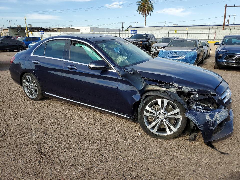 2015 Mercedes-benz C class VIN 55SWF4KBXFU022319 COPART salvage auction — FRONT END, AZ - CERTIFICATE OF TITLE, sold $1,550 on 2026-07-07 (photo 4)