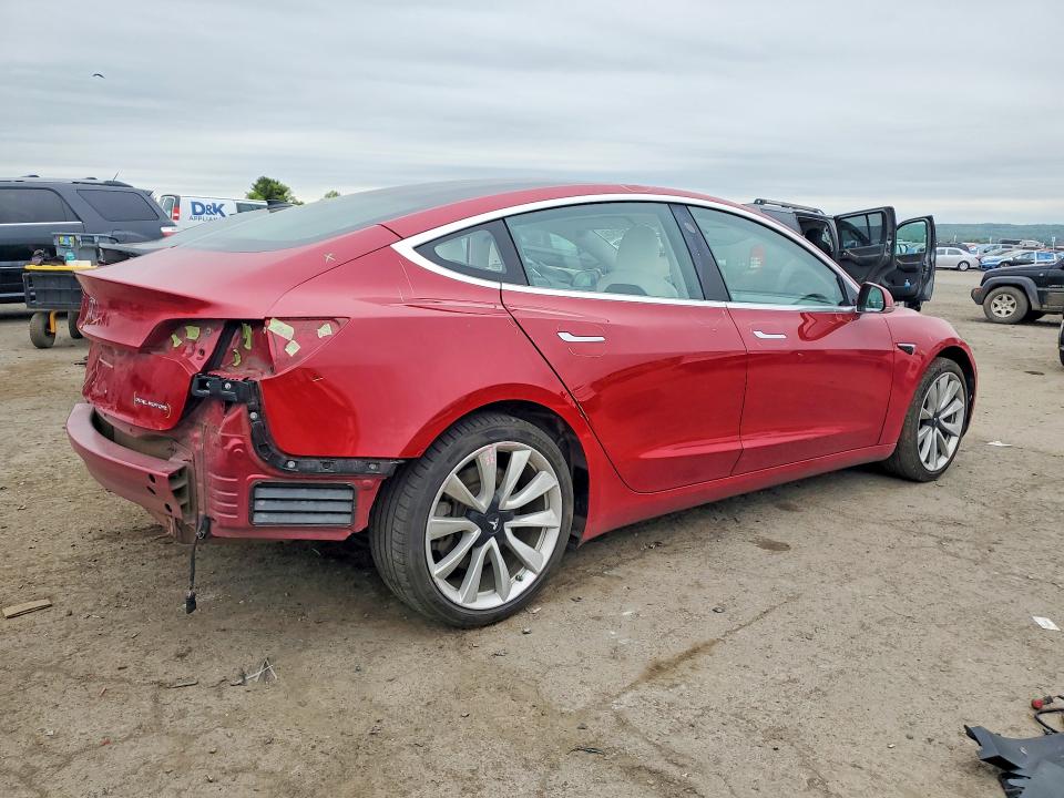 2018 Tesla Model 3 VIN 5YJ3E1EB1JF100741 COPART salvage auction — REAR END, PA, sold $2,000 on 2026-07-24 (photo 3)