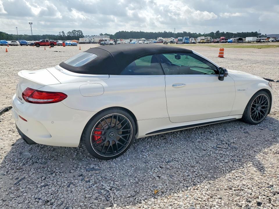 2017 Mercedes-benz C-klasse VIN WDDWK8HB7HF477094 COPART salvage auction — WATER/FLOOD, Tx - Salvage Title-Flood Damage, sold $14,800 on 2026-07-07 (photo 3)
