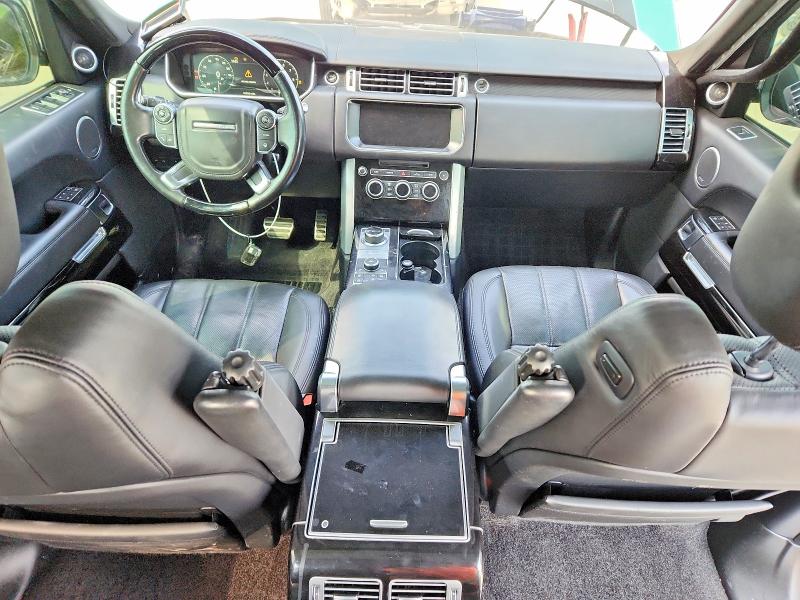 2017 Land rover RANGE ROVER VIN SALGS5FE4HA328531 COPART salvage auction — REAR END, Pa - Certificate Of Salvage, sold $3,300 on 2026-07-10 (photo 8)