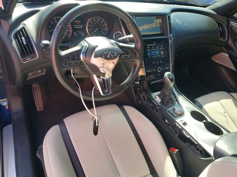 2022 Infiniti Q60 VIN JN1EV7KKXNM600753 COPART salvage auction — FRONT END, FL, sold $2,800 on 2026-07-23 (photo 8)