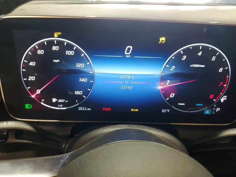 2024 Mercedes-benz Glc VIN W1NKM4HB1RF123027 COPART salvage auction — FRONT END, Mi - Scrap Certificate Of Title, sold $17,300 on 2026-07-14 (photo 9)