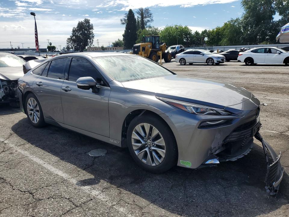 2023 Toyota Mirai VIN JTDAAAAA1PA010331 COPART salvage auction — REAR END, CA - SALVAGE CERTIFICATE, sold $475 on 2026-07-24 (photo 4)