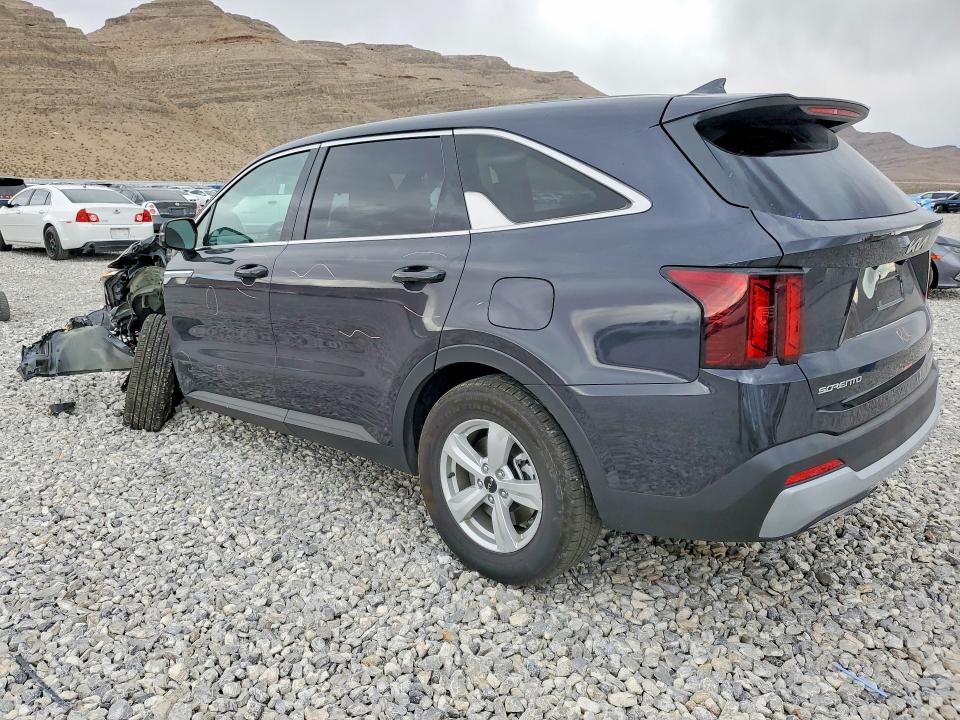 2025 Kia Sorento VIN 5XYRG4JCXSG396776 COPART salvage auction — FRONT END, Nv - Salvage Title, sold $8,200 on 2026-07-22 (photo 2)