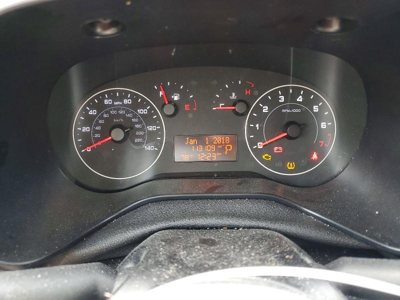 2021 Ram Promaster city VIN ZFBHRFAB1M6T21658 COPART salvage auction — REAR END, Il - Certificate Of Title, sold $4,000 on 2026-07-17 (photo 9)