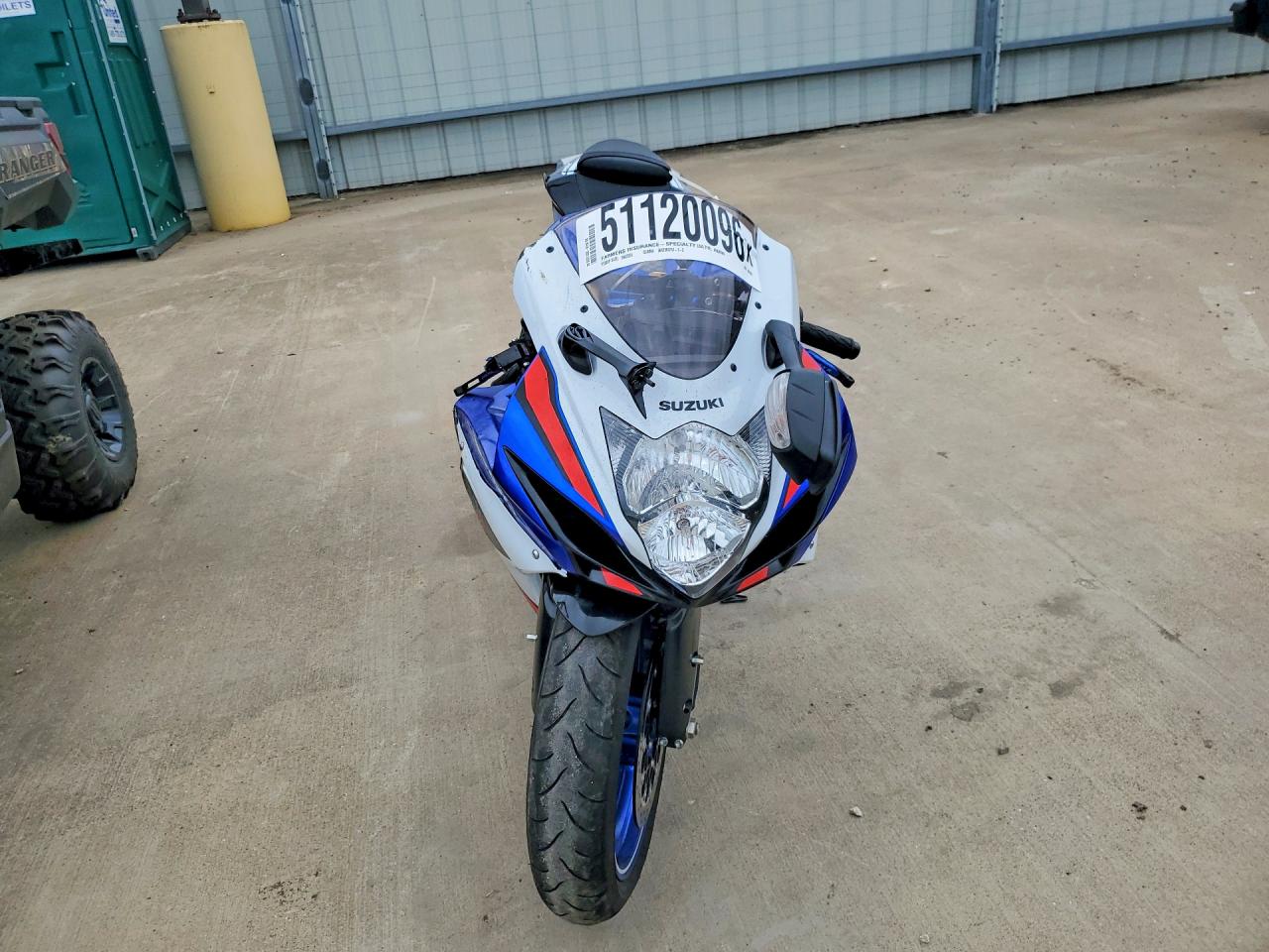 2026 Suzuki GSX-R750 VIN JS1GR7MA3T7101202 COPART salvage auction — Side, TX - SALVAGE VEHICLE TITLE, sold $4,900 on 2026-07-02 (photo 2)