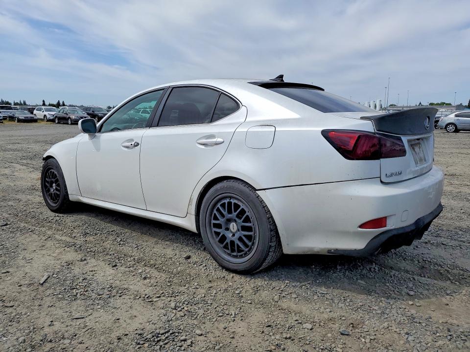 2007 Lexus Is 350 VIN JTHBE262172010256 COPART salvage auction — FRONT END, CA - SALVAGE CERTIFICATE, sold $550 on 2026-07-28 (photo 2)