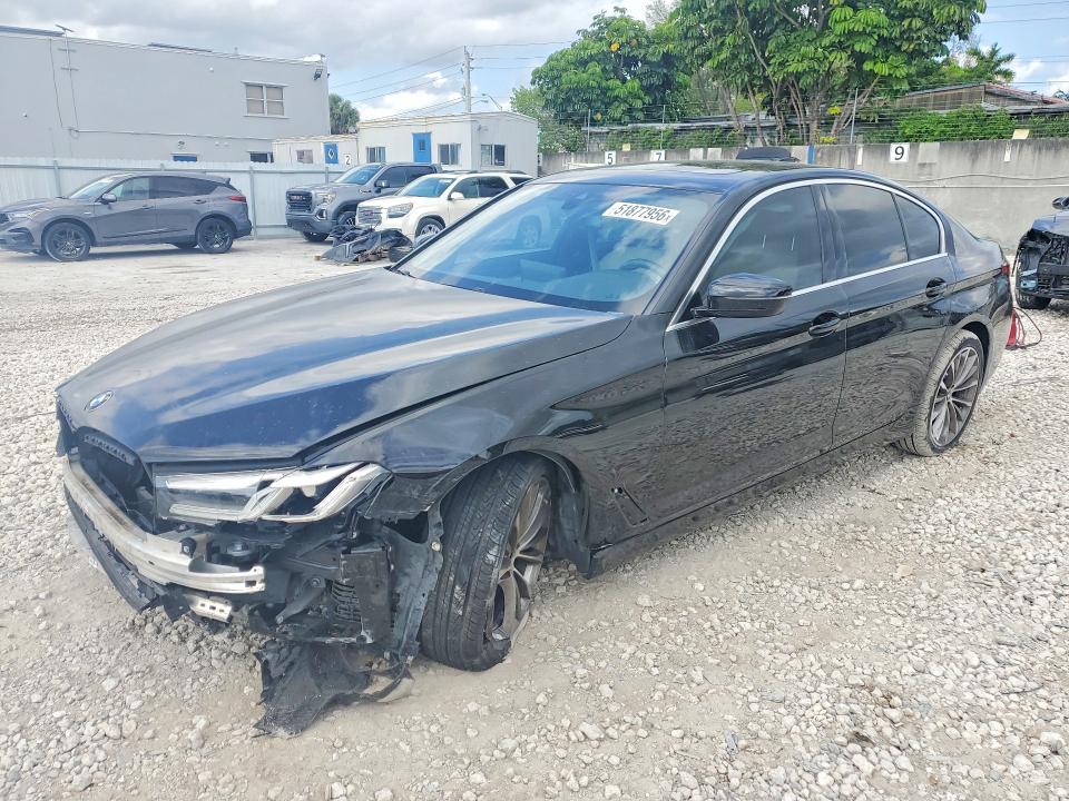 2021 BMW 5er VIN WBA53BH04MCF31185 — COPART salvage auction photo