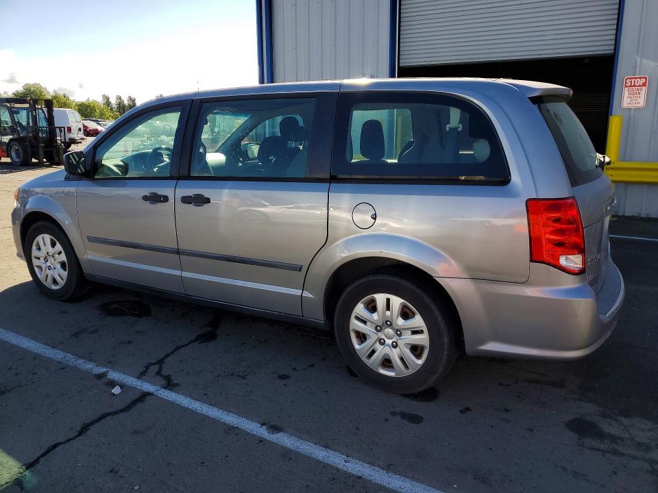 2015 Dodge Caravan VIN 2C4RDGBG6FR580948 COPART salvage auction — REAR END, Ca - Dis/Dlr/Exp App For Dup Clean, sold $450 on 2026-07-10 (photo 2)