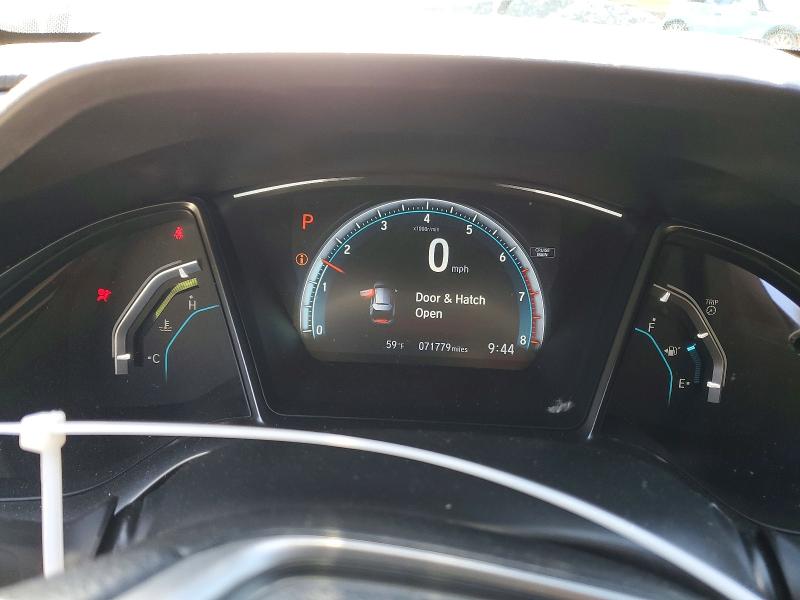 2018 Honda Civic VIN SHHFK7H5XJU422033 COPART salvage auction — FRONT END, Md - Cert Of Salvage > 75% Damage, sold $1,800 on 2026-07-24 (photo 9)
