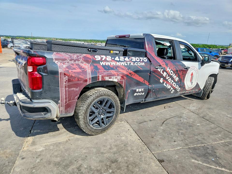 2024 Chevrolet Silverado 1500 VIN 1GCPAAEK0RZ171366 COPART salvage auction — Front End, TX - SALVAGE VEHICLE TITLE, sold $5,900 on 2026-04-27 (photo 3)