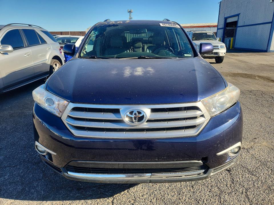 2013 Toyota Highlander VIN 5TDYK3EH5DS121736 COPART salvage auction — REAR END, Nv - Salvage Title, sold $3,500 on 2026-07-15 (photo 5)